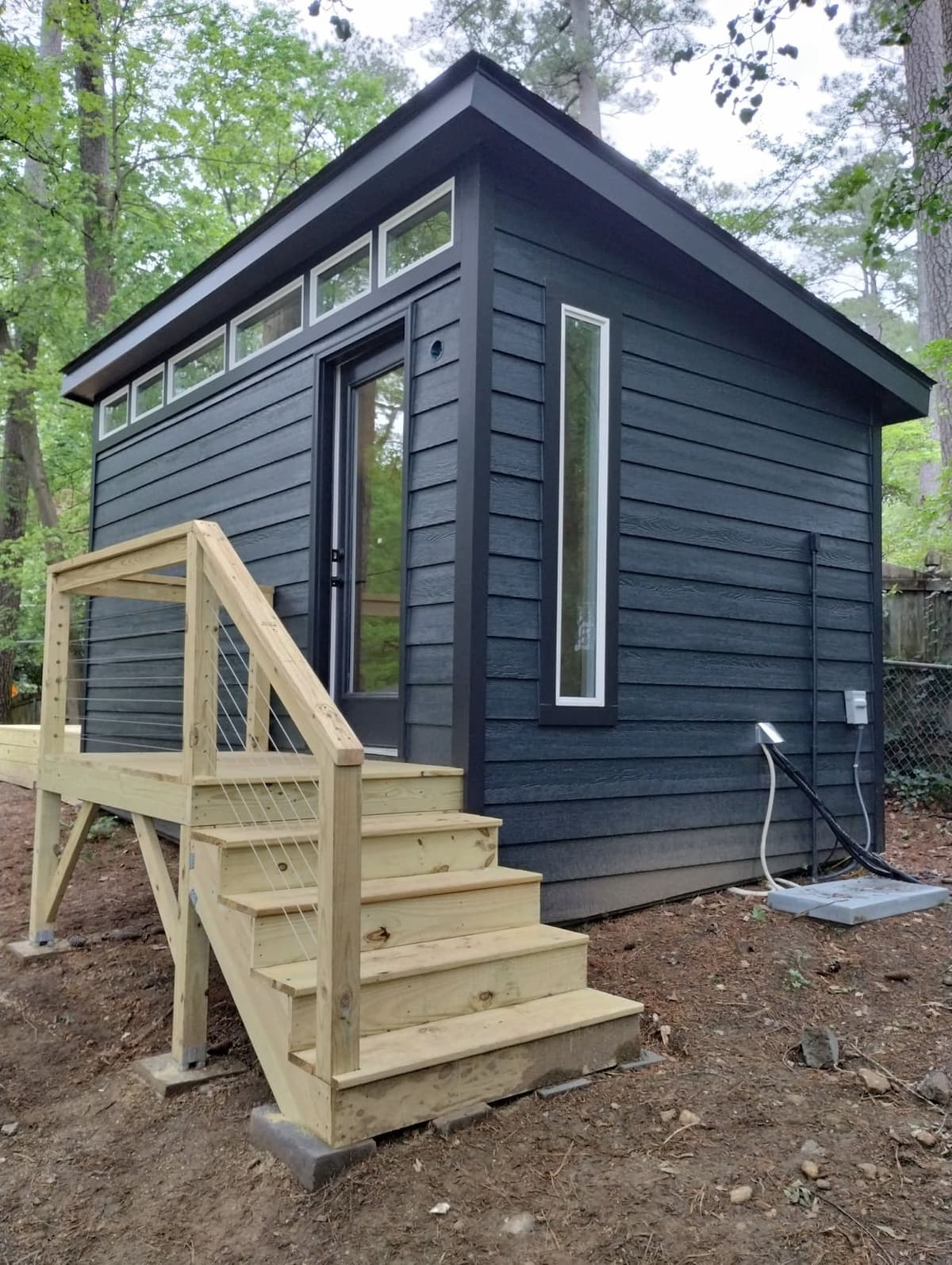 Backyard office shed