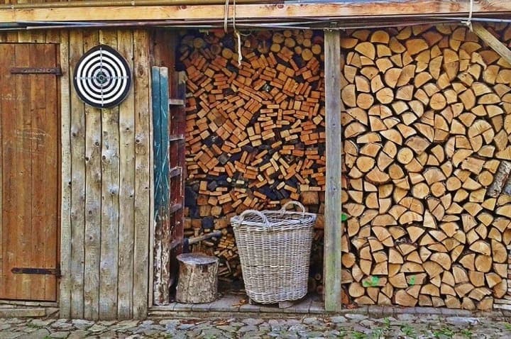 Firewood Storage Shed