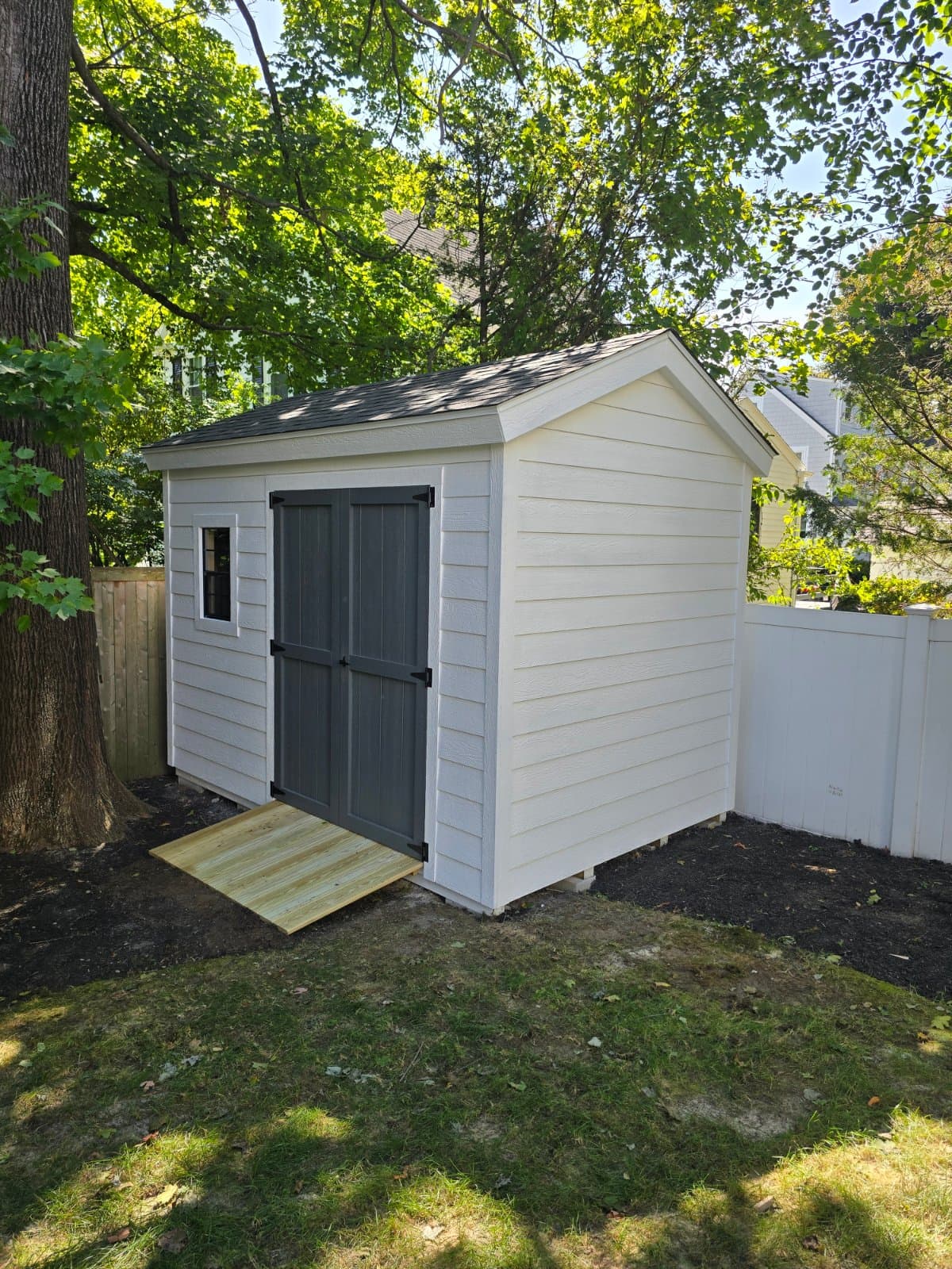 A shed Noah built, photographed on site